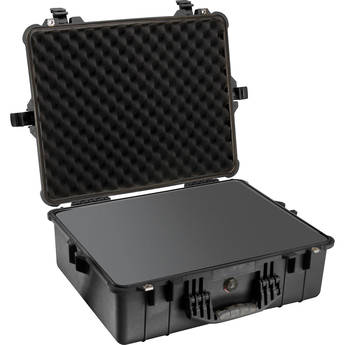 Pelican 1600 Case with Foam Set (Black)