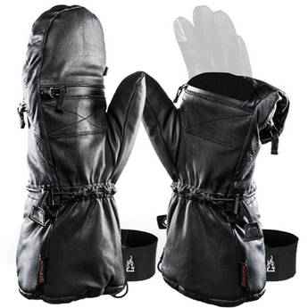 The Heat Company Shell Pro Full-Leather Mitten (Size 7)