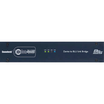 BSS Audio BLU-DAN Dante/AES67 to BLU Link Bridge Processor