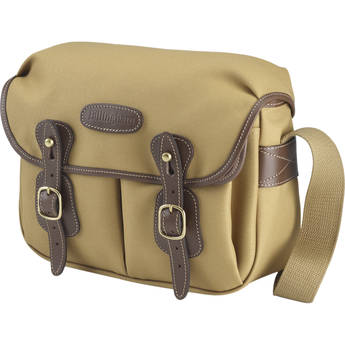 Billingham Hadley Shoulder Bag (Khaki with Chocolate Leather Trim, Small)