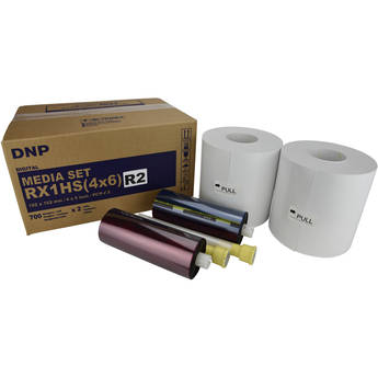 DNP 4 x 6" Single Perforated Media Set for DS-RX1HS Printer (2-Pack)