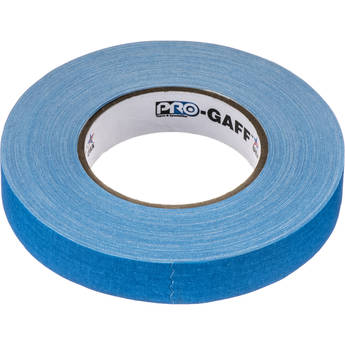 Visual Departures Gaffer Tape (1" x 50 Yd, Fluorescent Blue)