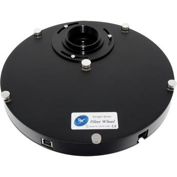 Starlight Xpress USB Filter Wheel with 7-Position 1.25" Eyepiece Filter Carousel (Female/Male T-Mounts)