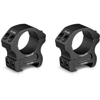 Vortex Pro Series Riflescope Ring Pair (1", Aluminum, Medium, Matte Black)
