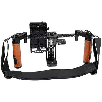CAMVATE Director's Monitor Cage Kit with Dual Handgrips & Neck Strap