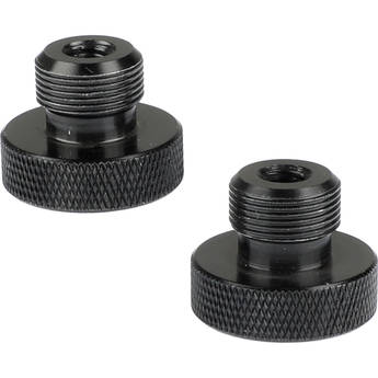 CAMVATE 1/4"-20 Female to 5/8"-27 Male Microphone Screw Adapter (2-Pack)