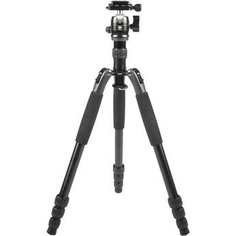 Sirui T-004SK Aluminum Tripod with B-00 Ball Head (Black)