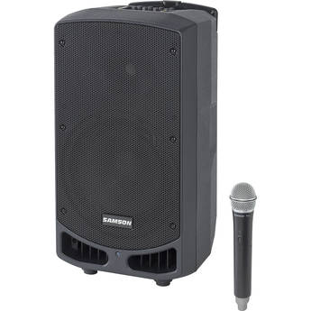 Samson Expedition XP310w-D: 542 to 566 MHz 10" 300W Portable PA System with Wireless Microphone (D)