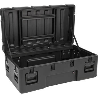 SKB R Series 4222-15 Waterproof Utility Case with Wheels (Black, No Foam)