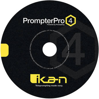 ikan PrompterPro 4 Teleprompting Software for PC and Mac (Electronic Download)