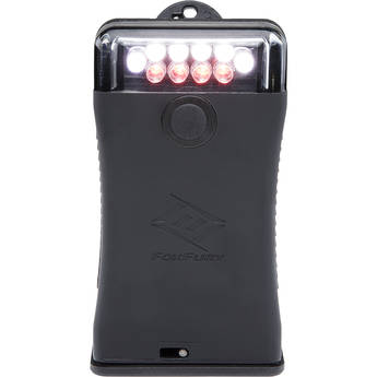 FoxFury Scout Clip Light with Red & White LEDs (Black)