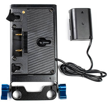 IndiPRO Tools Gold Mount Adapter Plate to DMW-BLF19 Dummy Battery for Panasonic GH4