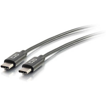 C2G USB 2.0 Type-C Male To Type-C Male Cable (3', 3A)