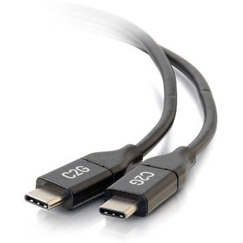C2G USB 2.0 Type-C Male To Type-C Male Cable (6', 5A)