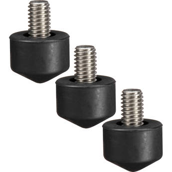Gitzo 25mm Interchangeable Rubber Foot (Set of 3)
