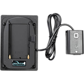 IndiPRO Tools Sony L-Series Battery Adapter Plate to Sony NP-FW50 Dummy Battery