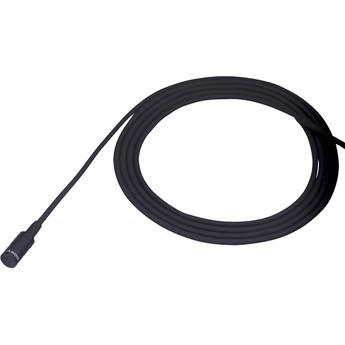 Sony ECM-77 Miniature Omnidirectional Lavalier Microphone with Unterminated (Pigtail) Leads (Black)
