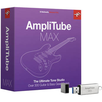 IK Multimedia AmpliTube MAX - Total Bundle of Guitar Amplifier and Cabinet Emulation Software (Crossgrade, Boxed)