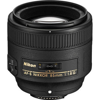 Nikon AF-S NIKKOR 85mm f/1.8G Lens (Refurbished)