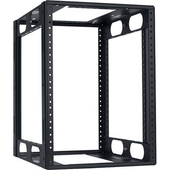 Lowell Manufacturing 14" Half-Rack (8 RU, Black)