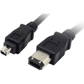 Tera Grand FireWire 400 1394a 6-Pin Male to 1394a 4-Pin Male Cable (15')