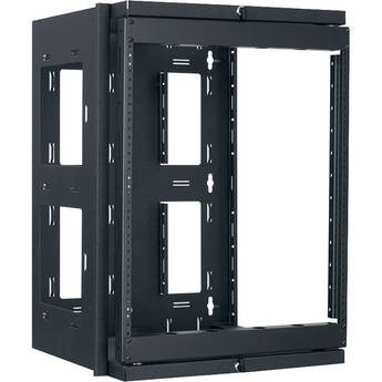 Lowell Manufacturing SGR-1218 Swing Gate Wall Rack (12 RU, 18" Depth)