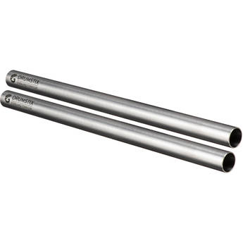 Bright Tangerine Drumstix 15mm Sterling Titanium Support Rods (18", Pair)