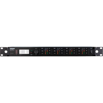 Shure ULXD4Q Quad-Channel Digital Wireless Receiver (J50A: 572 to 608 + 614 to 616 MHz)