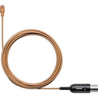 Shure TwinPlex TL46 Omnidirectional Lavalier Microphone (TA4F, Cocoa)