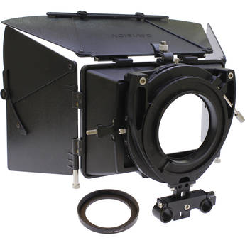 Cavision 4 x 5.65" Matte Box Kit with Accessories & Dual-Rod Bracket with T-Part for Select Panasonic Cameras