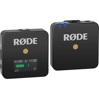 RODE Wireless GO Compact Digital Wireless Microphone System (2.4 GHz, Black)