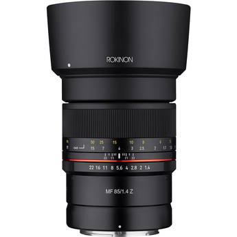 Rokinon 85mm f/1.4 Lens for Nikon Z