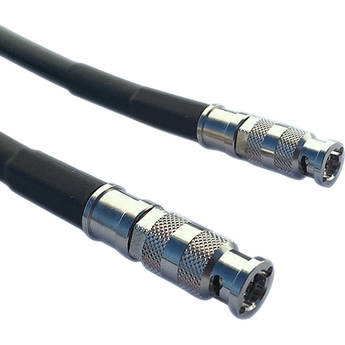 My Cable Mart 50ft 6G-SDI 4K BNC Coax Cable – RG6/18AWG, Male To Male, Gold Plated Pins