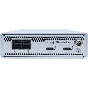ATTO Technology ThunderLink SH 3128 Thunderbolt 3 to 12 Gb/s SAS/SATA Adapter (US Power Cord)