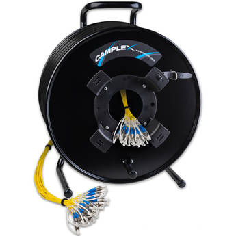 Camplex 24-Channel ST Single Mode Tactical Fiber Optic Cable on Reel (1750')