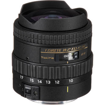 Tokina 10-17mm f/3.5-4.5 AT-X 107 AF DX Fisheye Lens for Canon