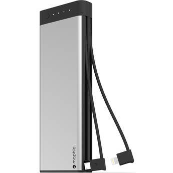 mophie 20,100mAh Encore Plus 20K Portable Power Bank with Built-In Lightning & Micro USB Cables