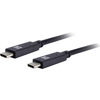 Comprehensive USB-C 3.2 Gen 2 Cable with Power Delivery (3', Black)