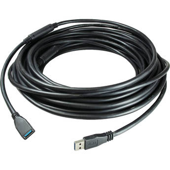 Comprehensive Pro AV/IT Plenum Active USB-A 3.0 Male to Female Extension Cable with Booster (35')