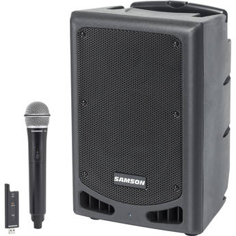 Samson Expedition XP208w 8" 2-Way 200W Portable Bluetooth-Enabled PA System with Wireless Handheld Microphone
