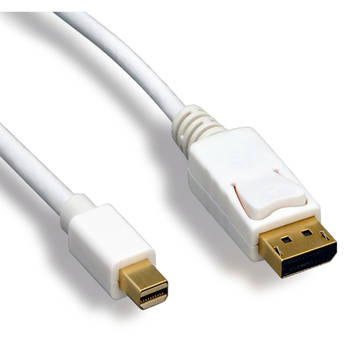 Tera Grand Mini DisplayPort to DisplayPort 1.1 Cable (White, 15')