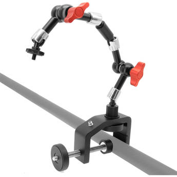 GyroVu 2.5" Clamp Mount & 7" Heavy-Duty Articulated Arm with Dual 1/4"-20 Ball Heads