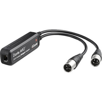 Audinate Dante AVIO 2-Channel XLR Analog Output Adapter for Dante Audio Network
