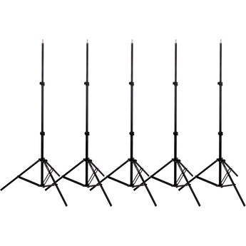 Impact Light Stand Kit (Black, 6', 5-Pack)