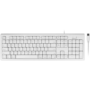 Macally 104 Key Full-Size USB Keyboard (White)