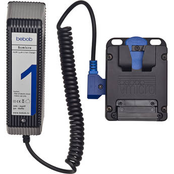 bebob 2-Channel V-Mount Simultaneous VMicro Quick Battery Charger