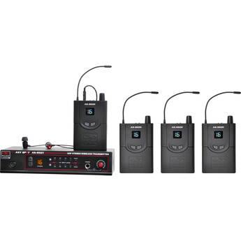 Galaxy Audio AS-950-4N 4-Pack Any Spot Series Wireless Personal Monitoring System (N Band, 518 - 542 MHz)