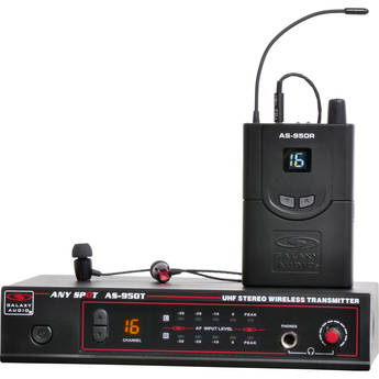 Galaxy Audio AS-950P2 Any Spot Series Wireless Personal Monitoring System (P2 Band, 470 - 489 MHz)