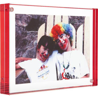 Canetti Design Group Color Edge Magnet Frame (Red, 2.5 x 3.5")