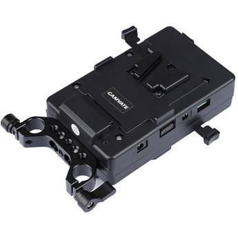 CAMVATE Double-Sided V-Lock Mounting Plate Power Supply Splitter